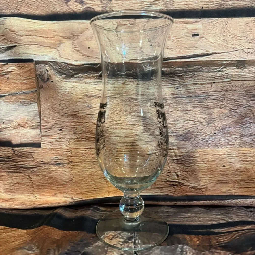Dick's Last Resort Hurricane Glass San Antonio TX Souvenir Drinkware